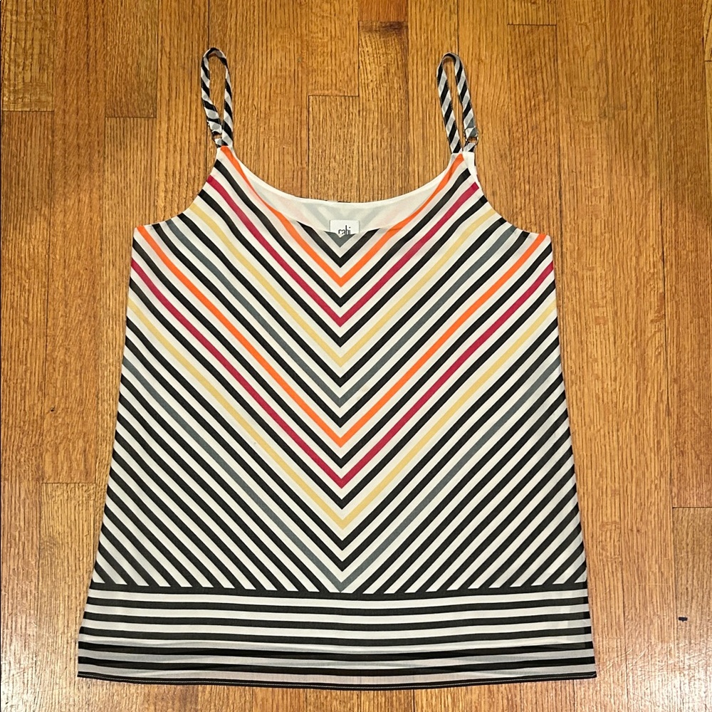 Cabi Striped Multicolor Women's Top Size Small
